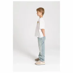 Enfant Finger in the nose Pantalons, Joggers|Pantalons, Jeans|Pantalon baggy HAMMER Bleu sale délavé |