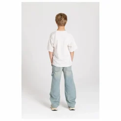 Enfant Finger in the nose Pantalons, Joggers|Pantalons, Jeans|Pantalon baggy HAMMER Bleu sale délavé |