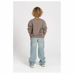 Enfant Finger in the nose Pantalons, Joggers|Pantalons, Jeans|Pantalon baggy HAMMER Bleu sale délavé |