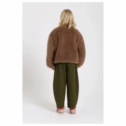 Hundred Pieces Pantalon Balloon Brodé Gianna Twill | Vert kaki Hot