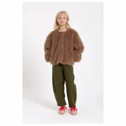 Hundred Pieces Pantalon Balloon Brodé Gianna Twill | Vert kaki Hot