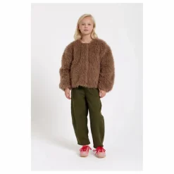 Hundred Pieces Pantalon Balloon Brodé Gianna Twill | Vert kaki Hot