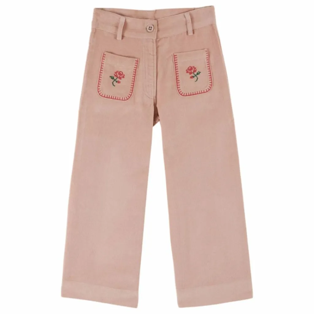 Enfant Emile et Ida Pantalons Jeggings|Pantalon Brodé Velours Côtelé |