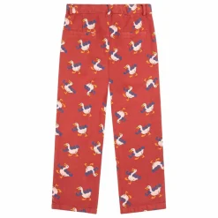 Bobo Choses Pantalon Canards Twill | Rouge Discount