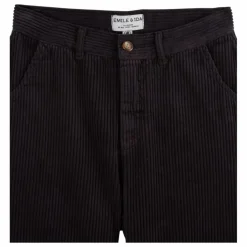 Emile et Ida Pantalon Canelle Velours | Noir Discount