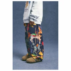 Discount Maison Mangostan Pantalon Carnival Coton Bio | Bleu marine