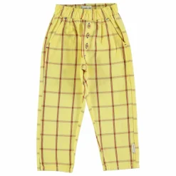 Piupiuchick Pantalon Carreaux | Jaune pâle Best