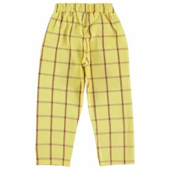 Piupiuchick Pantalon Carreaux | Jaune pâle Best