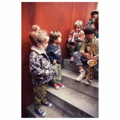 Sale Piupiuchick Pantalon Carreaux Coton Bio | Vert