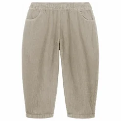 Hot Studio Bohème Pantalon Carrot Velours Côtelé Coton Bio | Gris