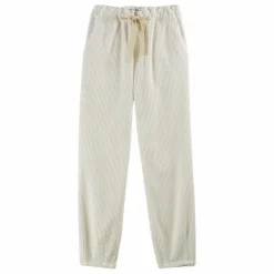 Emile et Ida Pantalon Clark Velours Côtelé | Ecru New