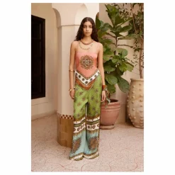 Alémais Pantalon Contina | Vert Sale