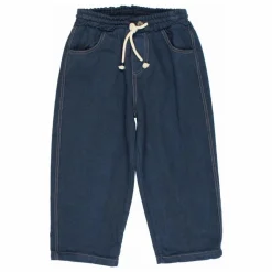 Búho Pantalon Cordon | Bleu marine Sale