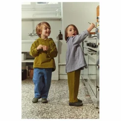 Enfant Poudre Organic Pantalon Coton Bio Pomelos |