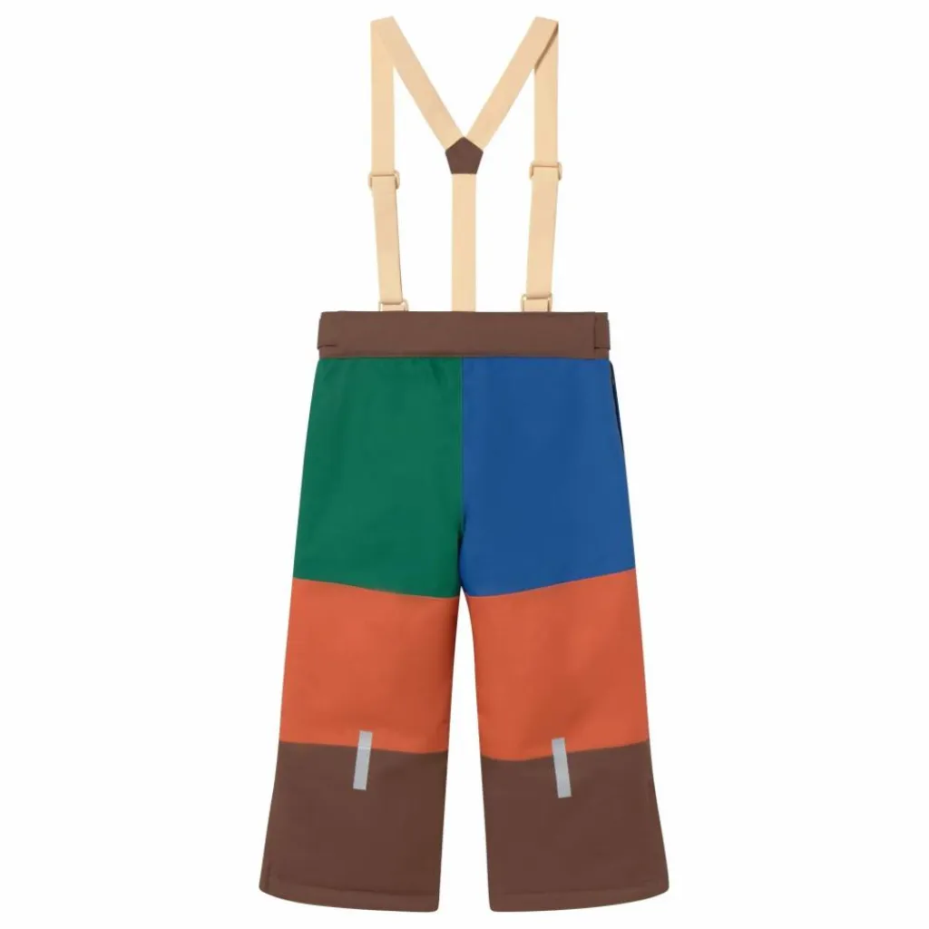 Tinycottons Pantalon de Ski Colorblock | Orange Clearance
