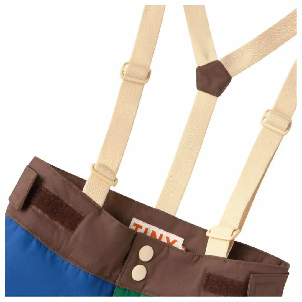 Tinycottons Pantalon de Ski Colorblock | Orange Clearance