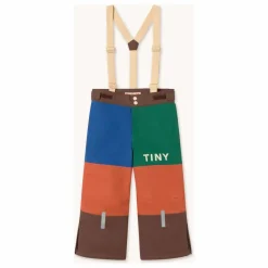 Tinycottons Pantalon de Ski Colorblock | Orange Clearance