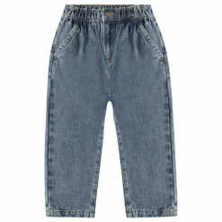 Rylee + Cru Pantalon Denim Baggy | Bleu Outlet