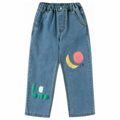 Enfant Jelly Mallow Pantalons, Joggers|Pantalon Denim Nature |