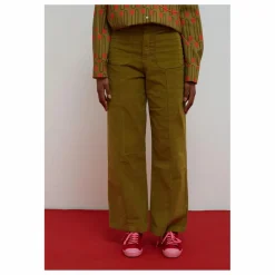 Clearance Dr Bloom Pantalon Destiny Velours | Olive