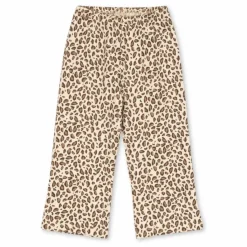 Online Konges Sløjd Pantalon Drey Léopard Coton Bio | Beige