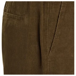 Femme Pomandère Pantalon Elastiqué Velours Côtelé |