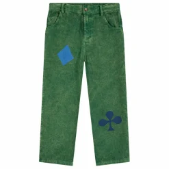Enfant Bobo Choses Pantalons, Joggers|Pantalons Jeggings|Pantalon Empiècements Velours Côtelé |