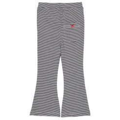 Copenhagen Colors Pantalon Flare Rayé | Bleu marine Discount