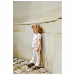 Best Copenhagen Colors Pantalon Flare Rayures Coton Bio | Rose pâle