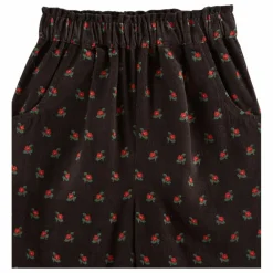 Enfant Emile et Ida Pantalon Fleuri Velours |