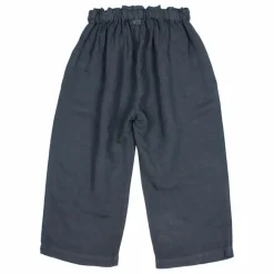 Online Búho Pantalon Fluide Lin | Bleu nuit