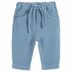 Emile et Ida Pantalon Gaze de Coton | Bleu gris Best