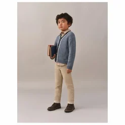 Hot Bonpoint Pantalon Jagger Velours | Mastic