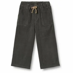 Wheat Pantalon James Velours Côtelé Coton Bio | Noir Discount