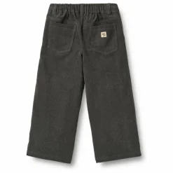 Wheat Pantalon James Velours Côtelé Coton Bio | Noir Discount