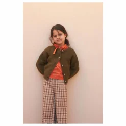 Longlivethequeen Pantalon Large Carreaux | Beige New