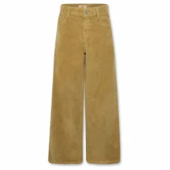 Clearance AO76 Pantalon Leyla Ardo Velours Côtelé | Jaune moutarde