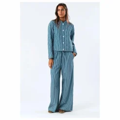 Lollys Laundry Pantalon Liam Rayures | Bleu Discount