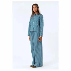 Lollys Laundry Pantalon Liam Rayures | Bleu Discount