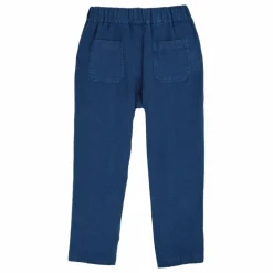 Outlet Emile et Ida Pantalon Lin | Bleu marine