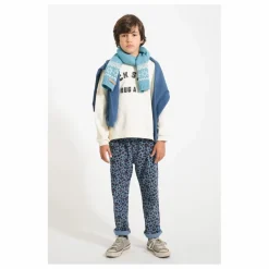 Enfant Piupiuchick Pantalons, Joggers|Pantalons, Jeans|Pantalon Léopard Velours Côtelé |