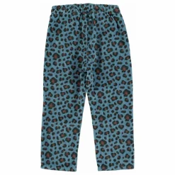 Enfant Piupiuchick Pantalons, Joggers|Pantalons, Jeans|Pantalon Léopard Velours Côtelé |