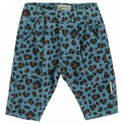 Enfant Piupiuchick Pantalons, Joggers|Pantalons, Jeans|Pantalon Léopard Velours Côtelé |