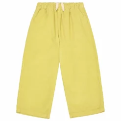 Main Story Pantalon Lounge Velours Côtelé Coton Bio | Jaune Outlet