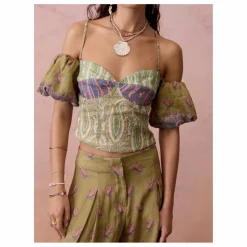 Femme Boteh Pantalon Lucent Lin |