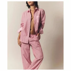 Xirena Pantalon Maxime Rayé x Léa Meylan | Rose Best