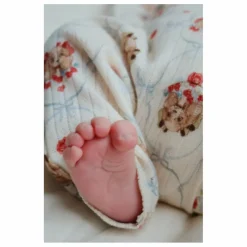 Clearance Konges Sløjd Pantalon Minnie Chiens Pointelle Coton Bio | Ecru