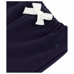 Sale Petit Bateau Pantalon Molletonné Coton Bio | Bleu nuit