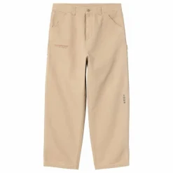 Outlet Carhartt WIP Pantalon OG Single Knee Graphic Dearborn Coton Bio | Beige
