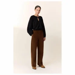 Femme Leon & Harper Pantalon Pamira Velours Côtelé Coton Bio |